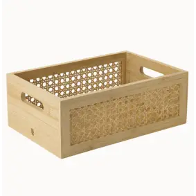 RIG-TIG Bamboo opbevaringskasse 20 x 30 cm - natur - 