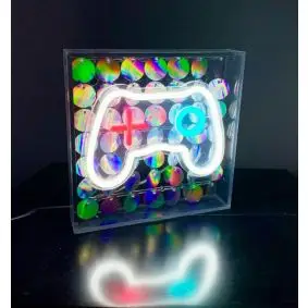 CONZEPT Neonskilt med motiv - gamer - 
