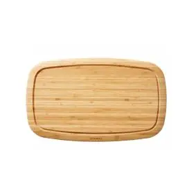 SCANPAN Skærebræt m/saftrille i bambus 50 x 30 cm - 