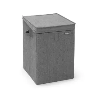 BRABANTIA Stabelbar vasketøjsboks 35 liter - sort - BRABANTIA