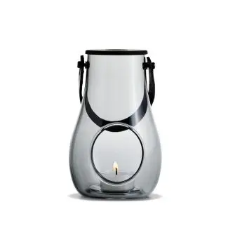 HOLMEGAARD Design with light lanterne H16,5 cm - smoke - ØVRIGE