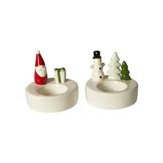 DACORE Julestage med figur, ass. design - 1 stk - DEKORATION