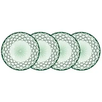 LYNGBY Sorrento asietter 16 cm 4 stk - grøn - TALLERKNER
