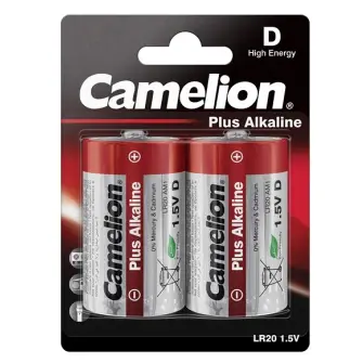 CAMELION Plus alkaline "D" batteri - 2 stk - BATTERIER