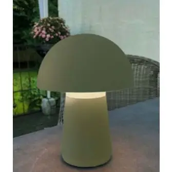 VELI LINE Genopladelig bordlampe med touch  - oliven - BORDLAMPER