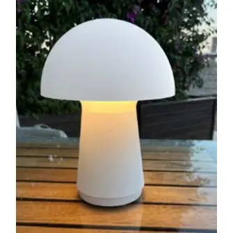 VELI LINE Genopladelig bordlampe med touch  - hvid - BORDLAMPER