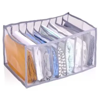 ALPINA Tøjopbevaring med 9 rum - 36x25x20 cm - ALPINA