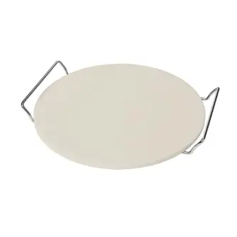 BBQ Pizzasten med holder - Ø33 cm - PIZZAHJØRNET
