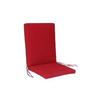 Lux sæde/ryg hynde til foldestole / klapstole – rød - SCANDINAVIA GARDEN PRO