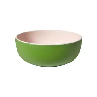 DACORE Skål i genanvendt plast Ø14,6 cm - grøn/rosa - SERVERINGSSKÅLE