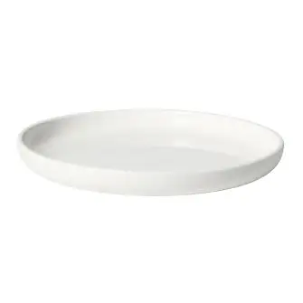 DACORE Tallerken i genanvendt plast Ø22 cm - hvid - SERVERINGSSKÅLE