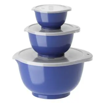 ROSTI NEW Margrethe skålesæt 6 dele - electric blue - RØRESKÅLE
