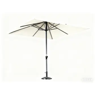 HOFFMANN Alu parasol girona 3x3m - natur - PARASOLLER & OVERDÆKNING