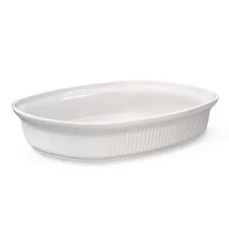 KÄHLER Hammershøi ovnfast fad 39x29,5 cm - hvid - SKÅLE