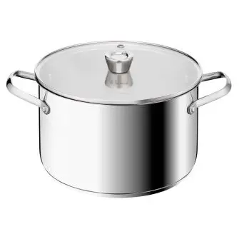 TEFAL Emotion plus stainless steel  gryde - 7,7 liter - GRYDER