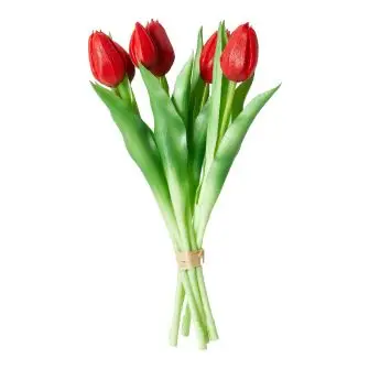 DACORE Tulipan buket 7 stk. 31 cm - rød - DACORE