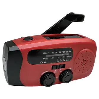 CONZEPT FM radio med håndsving 2000 mah 3,6V batteri - OUTDOOR