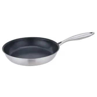 CONZEPT Stegepande stål plasma titanium - 24 cm - AVISTILBUD