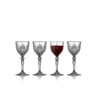 LYNGBY Melodia krystal portinsglas 14 cl - 4 stk - BORDDÆKNING