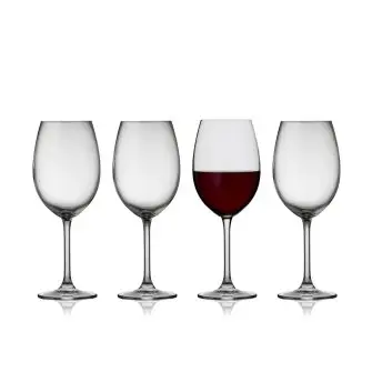 LYNGBY GLAS NEW Juvel rødvinsglas 58 cl - 4 stk - BORDDÆKNING