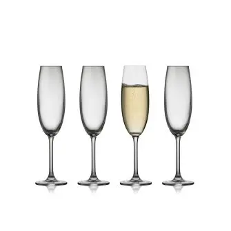 LYNGBY GLAS NEW Juvel champagneglas 22 cl - 4 stk - BORDDÆKNING