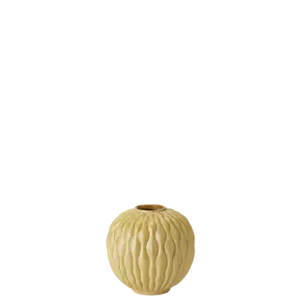 KNABSTRUP Solum vase H8,5 cm - ochre - VASER