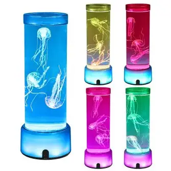 CONZEPT Jellyfish lampe med RGB-lys Ø12,4 x 33 cm - BØRNELAMPER