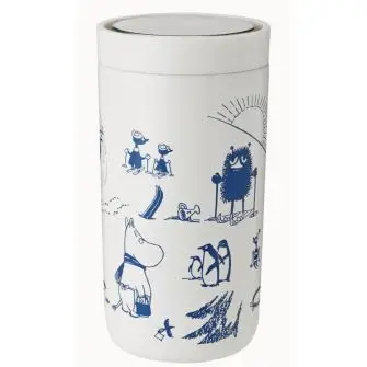 STELTON Moomin to go termokop 0,2 liter - courage hvid - BORDDÆKNING