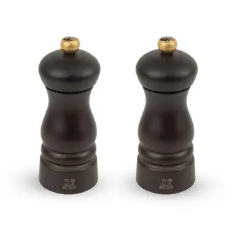 PEUGEOT Clermont salt & peber kværnsæt - choko 13 cm - PEUGEOT