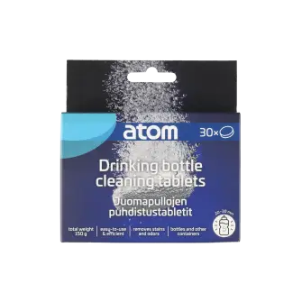 ATOM Rensetabletter 30 stk - MADKASSER & DRIKKEDUNKE
