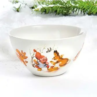POBRA Vilhelm Hansen porcelæn skål - JULESTEL