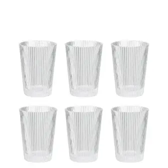 STELTON Pilastro drikkeglas 24 cl - 6 stk - STELTON