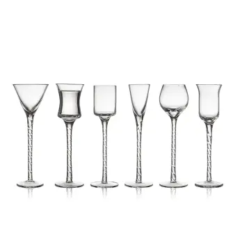 LYNGBY GLAS Rom snapseglas 18 cm - 6 stk - SNAPSEGLAS