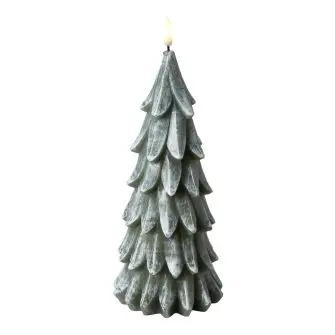 DACORE LED lys juletræ børstet Ø11 - 23,5 cm - grøn - DACORE