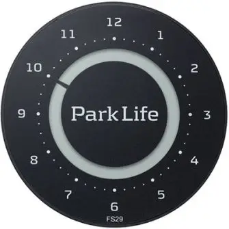 PARKLIFE Parkeringsur - carbon black - P-SKIVE