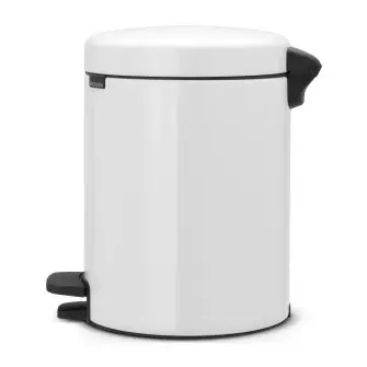 BRABANTIA Pedalspand newlcon 5 liter - hvid - AFFALDSSPANDE