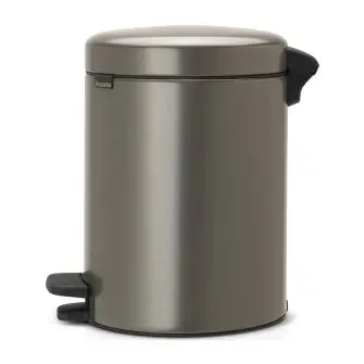 BRABANTIA Pedalspand newclon 5 liter - platinium - AFFALDSSPANDE