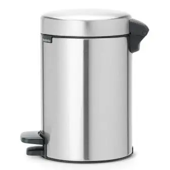 BRABANTIA Pedalspand newclon 12 liter - mat stål - AFFALDSSPANDE