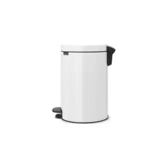 BRABANTIA Pedalspand newclon 12 liter - hvid - AFFALDSSPANDE