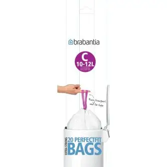 BRABANTIA Affaldspose 20 stk. 10-12 liter "C" - AFFALDSSPANDE