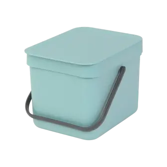 BRABANTIA Affaldsspand m/ låg 6 liter - mint - AFFALDSSPANDE