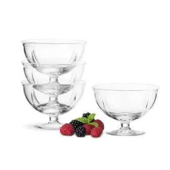 ROSENDAHL Grand cru soft glasskåle på fod - 4 stk - GLASSERVICE