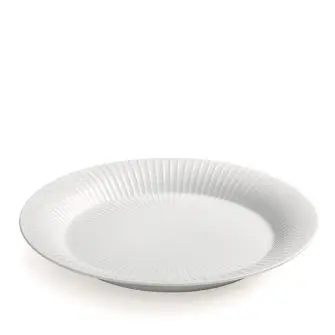 KÄHLER Hammershøi tallerken 27 cm - hvid - TALLERKNER
