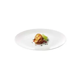 AIDA Relief frokosttallerken 22 cm 4 stk - hvid - TALLERKNER