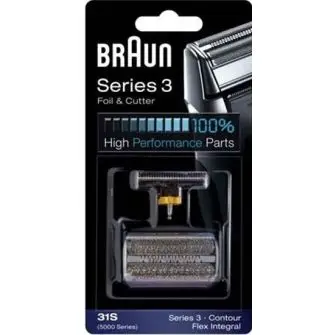 BRAUN Skær til barbermaskine 31S - sølv - BRAUN