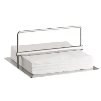 STELTON Servietholder 19 x 19 cm - stål - HAVEARTIKLER