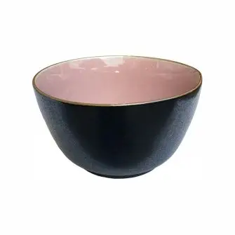 DACORE Stentøj grødskål 24 cm - sort/rosa - DACORE STEL