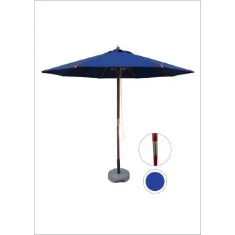 HOFFMANN Parasol nice Ø 3 - blå - PARASOLLER & OVERDÆKNING