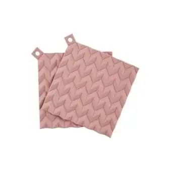 STELTON RIG-TIG Grydelapper 2 stk - hold on - misty rose - KØKKENTEKSTILER