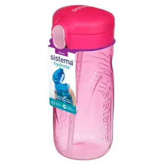 SISTEMA Tritan drikkeflaske 520 ml - pink - SISTEMA